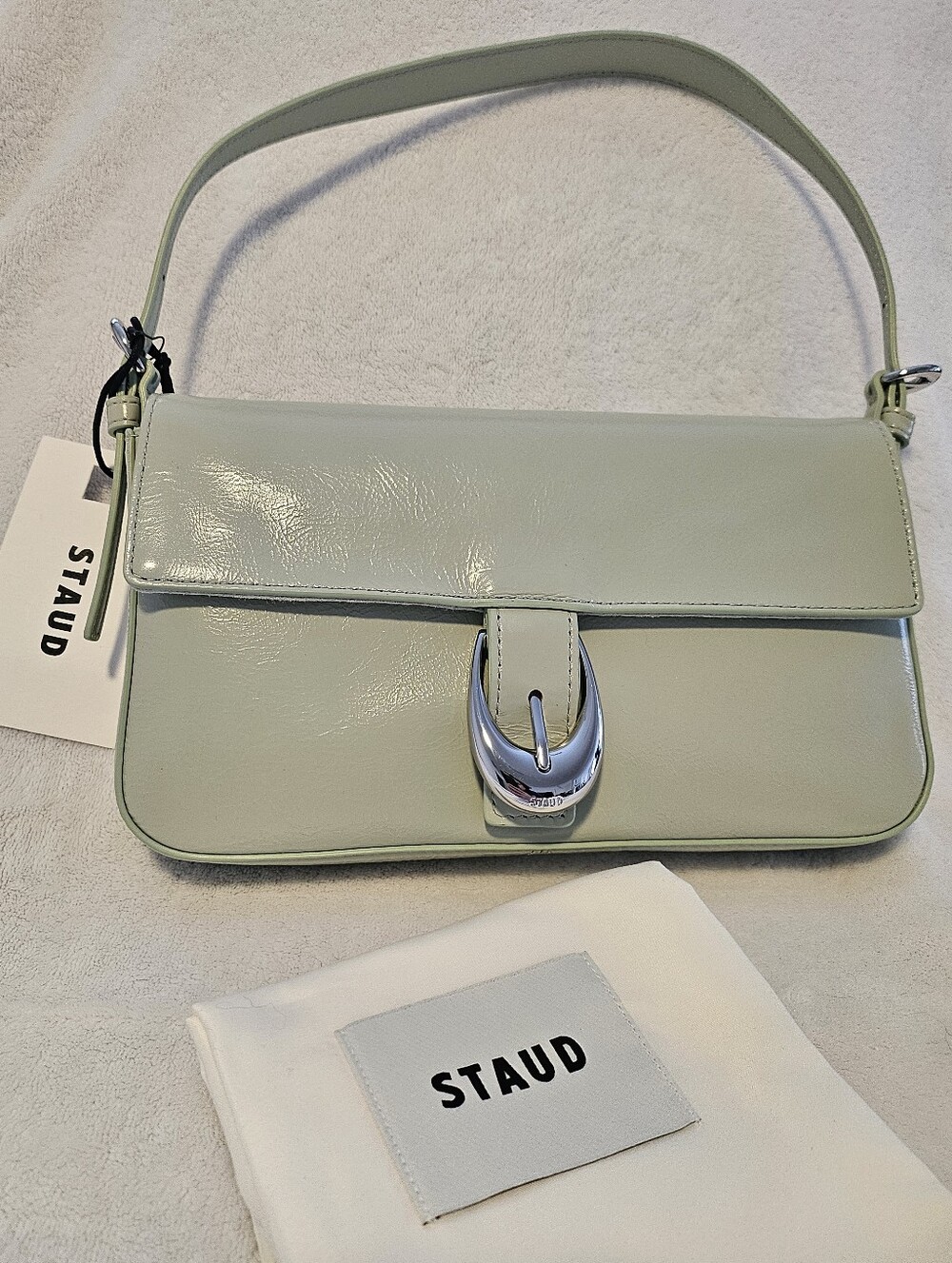 STAUD Harlow Shoulder Bag - Pale Jade - Picture 7 of 9